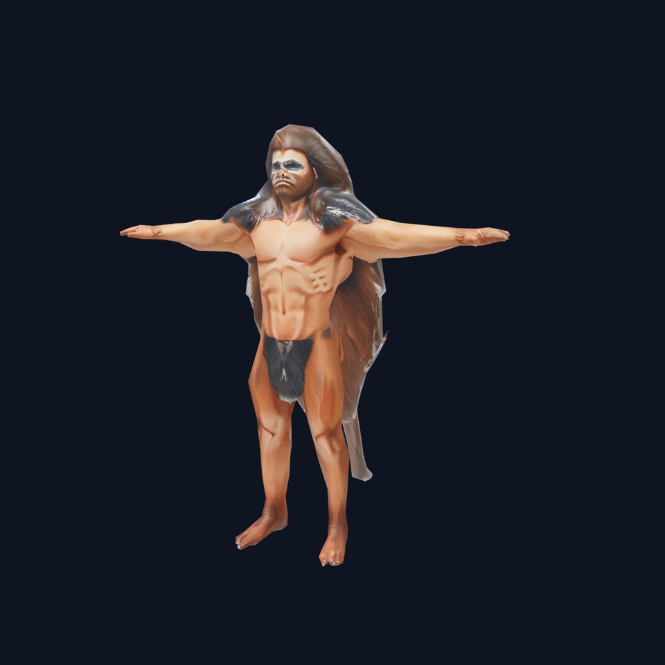 Ferocious Beast Warrior model pack